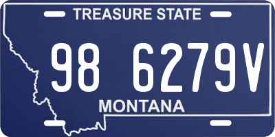 MT license plate 986279V