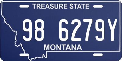 MT license plate 986279Y