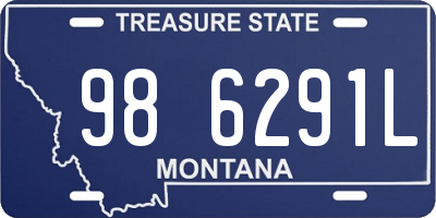 MT license plate 986291L