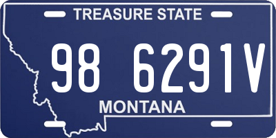 MT license plate 986291V