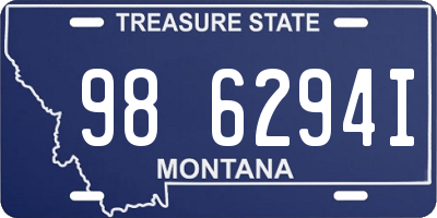 MT license plate 986294I