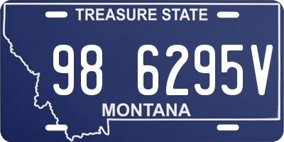 MT license plate 986295V