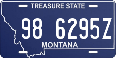 MT license plate 986295Z