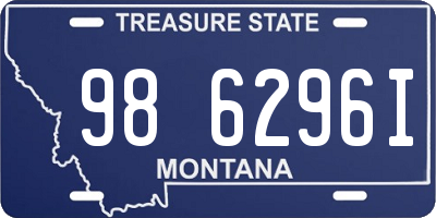 MT license plate 986296I