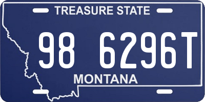 MT license plate 986296T