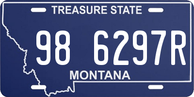 MT license plate 986297R