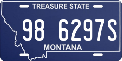 MT license plate 986297S