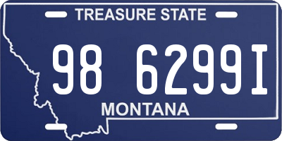 MT license plate 986299I