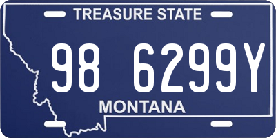 MT license plate 986299Y