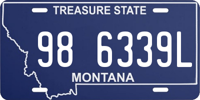 MT license plate 986339L