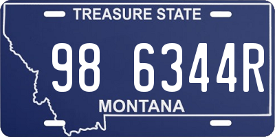 MT license plate 986344R