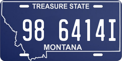 MT license plate 986414I