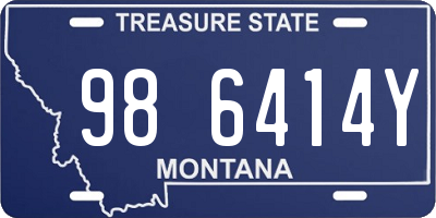MT license plate 986414Y