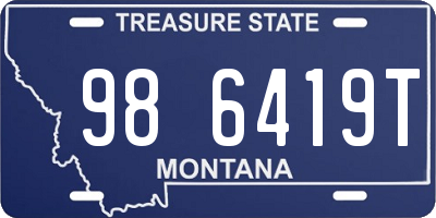 MT license plate 986419T