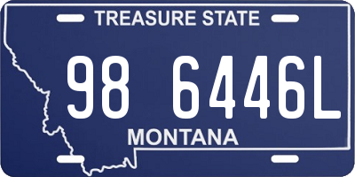 MT license plate 986446L