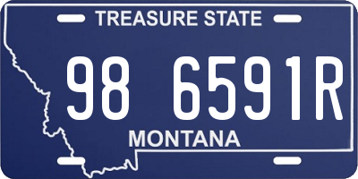 MT license plate 986591R