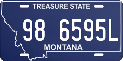 MT license plate 986595L