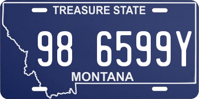 MT license plate 986599Y
