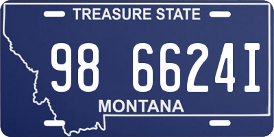 MT license plate 986624I