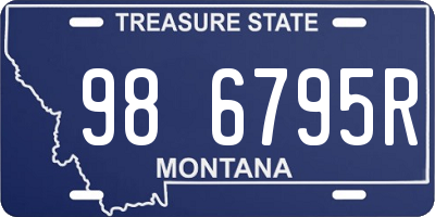 MT license plate 986795R