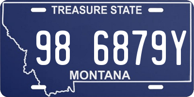 MT license plate 986879Y