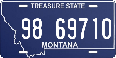 MT license plate 986971O