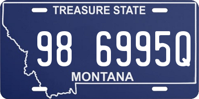 MT license plate 986995Q