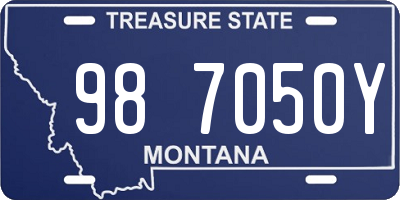 MT license plate 987050Y