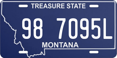 MT license plate 987095L