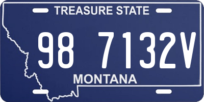 MT license plate 987132V