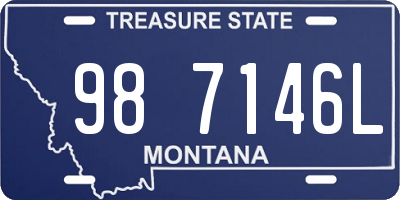 MT license plate 987146L