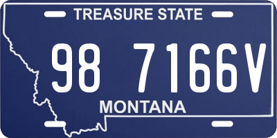 MT license plate 987166V
