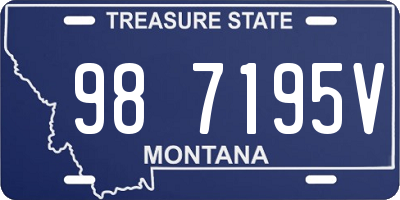 MT license plate 987195V