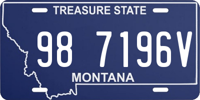 MT license plate 987196V