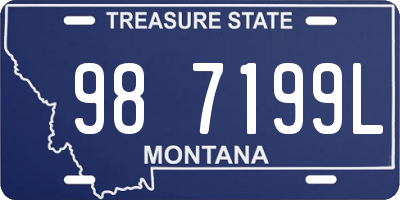 MT license plate 987199L