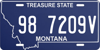 MT license plate 987209V