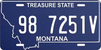 MT license plate 987251V