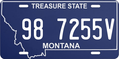 MT license plate 987255V