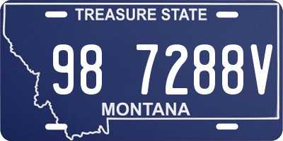 MT license plate 987288V