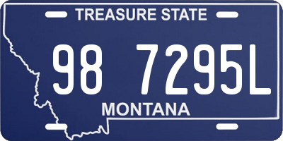 MT license plate 987295L