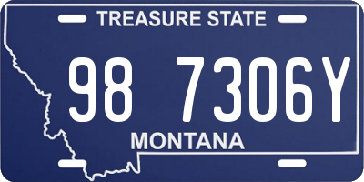 MT license plate 987306Y