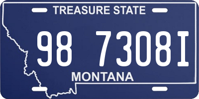 MT license plate 987308I