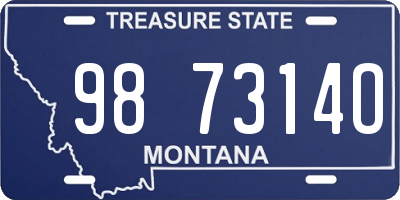 MT license plate 987314O