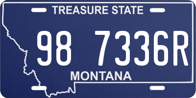 MT license plate 987336R