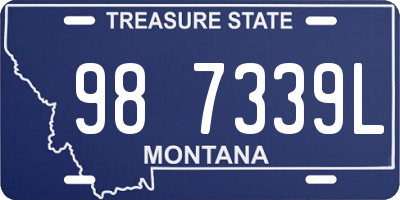 MT license plate 987339L