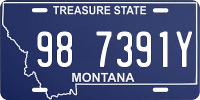 MT license plate 987391Y