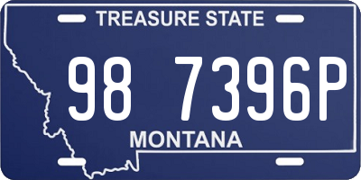 MT license plate 987396P