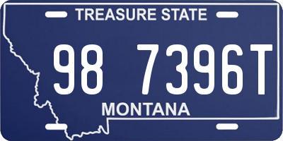 MT license plate 987396T