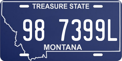 MT license plate 987399L