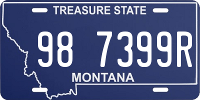 MT license plate 987399R